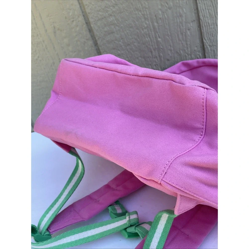 Polo Ralph Lauren Varsity Backpack Laguna Pink Big Pony Embroidered Tennis Green